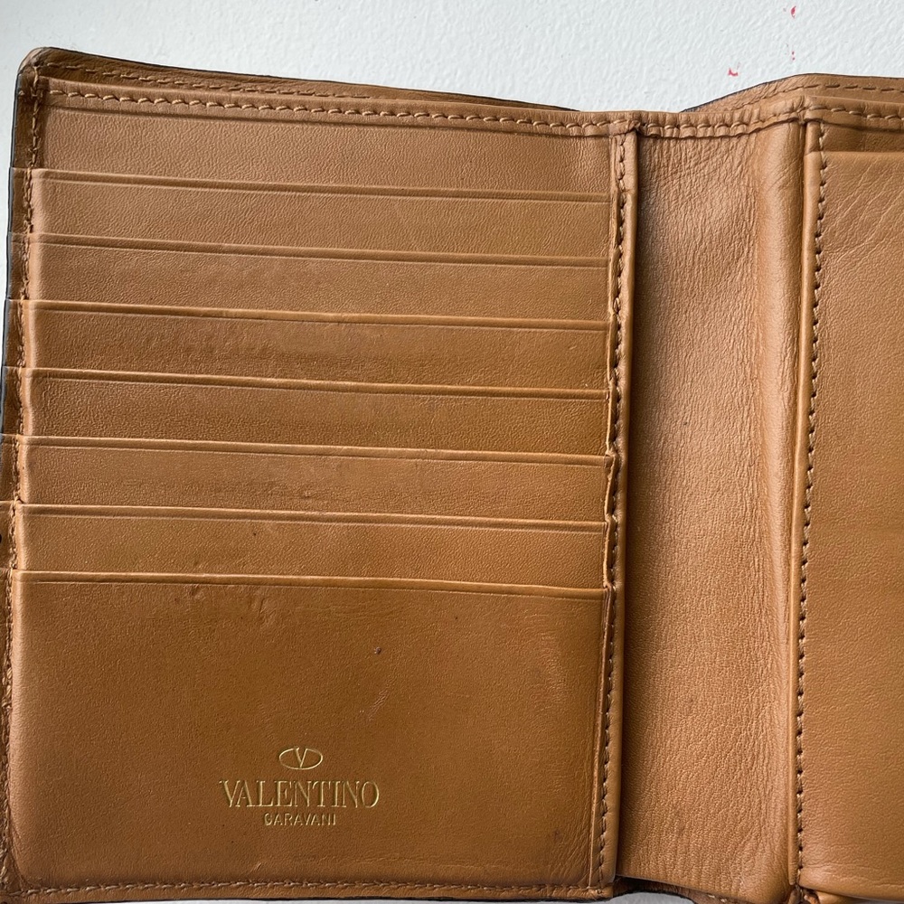 Authentic Valentino wallet….needs a little polishing love from the cleaners.